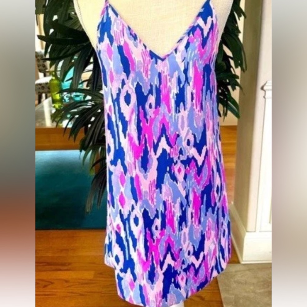 Lilly Pulitzer Purple Pink Sundress Sleeveless Mini